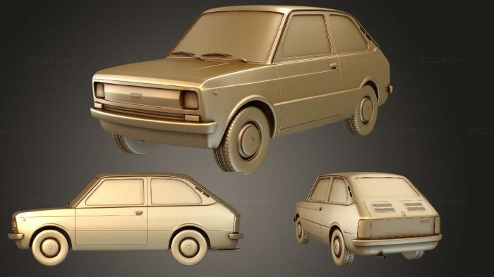 Vehicles (Fiat 133 1977, CARS_1432) 3D models for cnc